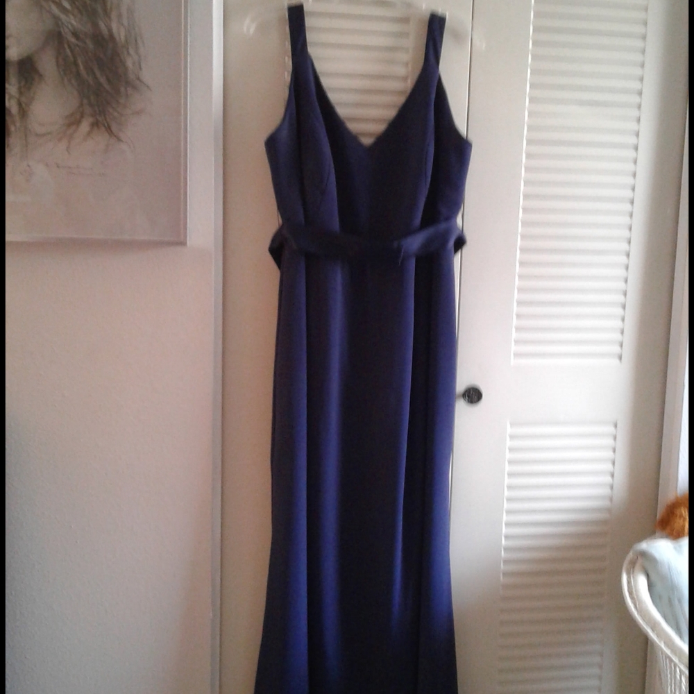 White by Vera Wang Blue formal Dress